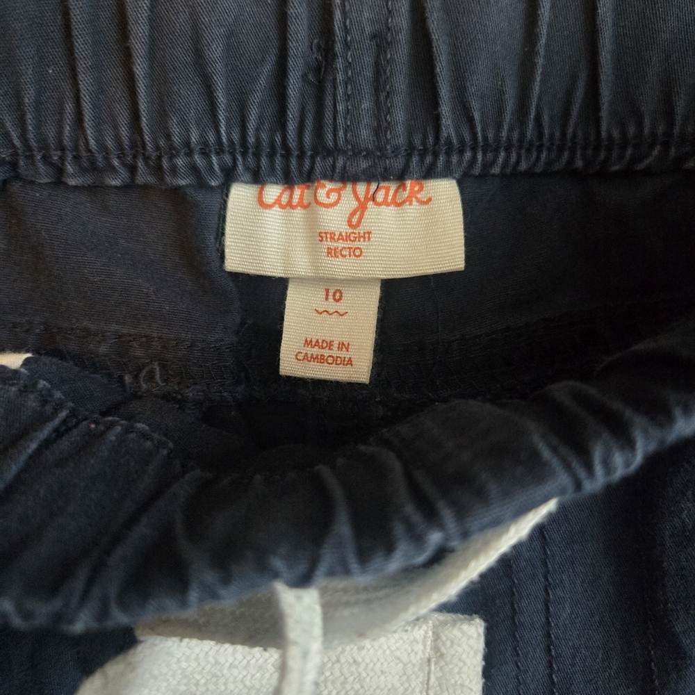 Cat & Jack, Boys Straight, Navy Pants, Size 10 - Picture 2 of 3